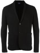 Armani Jeans Patch Pockets Blazer, Men's, Size: Large, Black, Wool