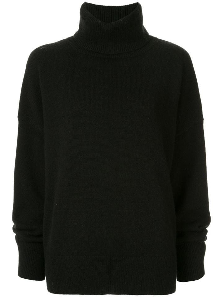 Co Roll Neck Jumper - Black
