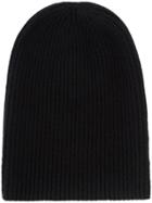 Odin Half Cardigan Beanie - Black