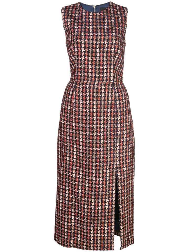 Jill Jill Stuart Tweed Midi Dress - Multicolour