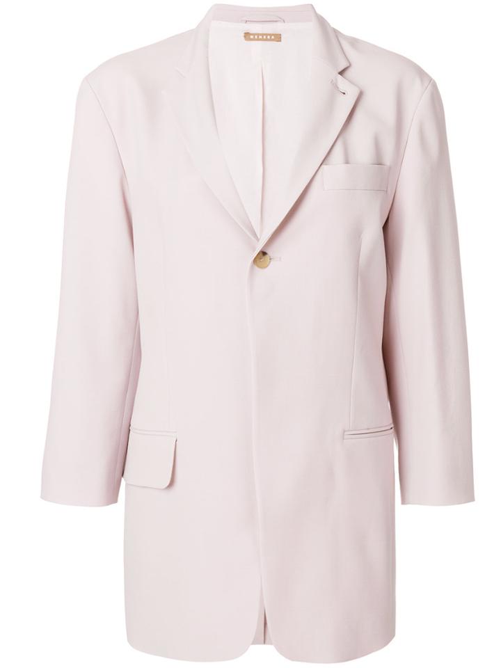 Nehera Single Breasted Boxy Blazer - Pink & Purple