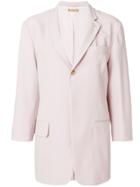 Nehera Single Breasted Boxy Blazer - Pink & Purple