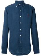 Polo Ralph Lauren - Casual Shirt - Men - Linen/flax - S, Blue, Linen/flax