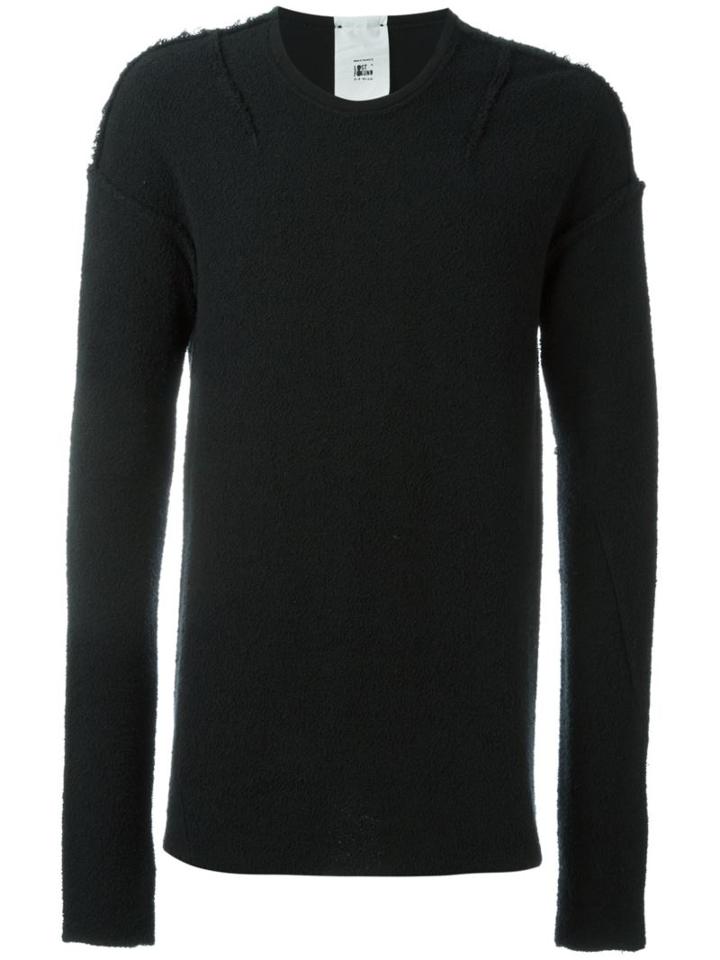 Lost & Found Rooms Reverse Crew Neck Sweatshirt, Men's, Size: Large, Black, Cotton