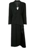Yohji Yamamoto Back Fringe Jacket, Women's, Size: 2, Black, Cotton/linen/flax