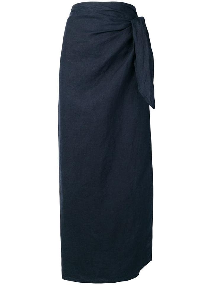 Jil Sander Pre-owned Tied Knot Skirt - Blue