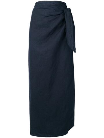 Jil Sander Pre-owned Tied Knot Skirt - Blue