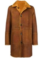 Desa 1972 Single Breasted Coat - Brown