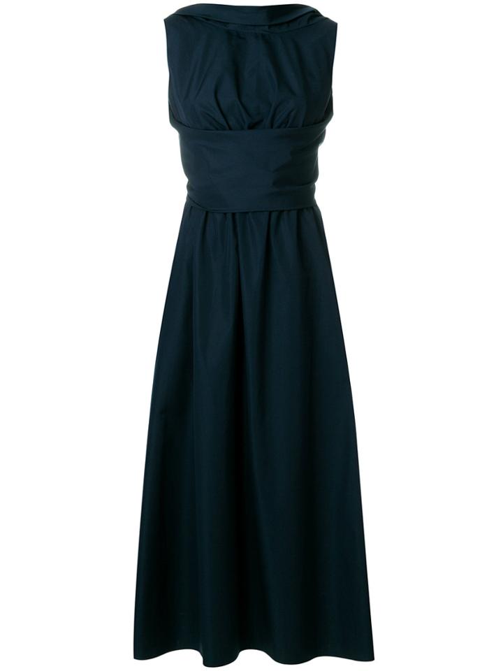 Aspesi Open-back Maxi Dress - Blue