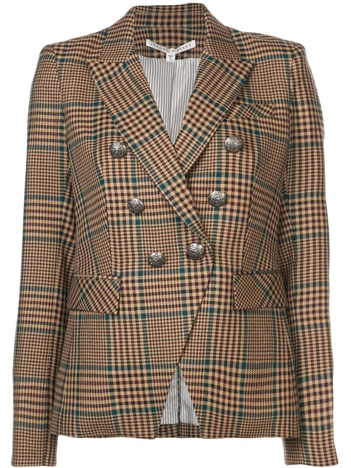 Veronica Beard Double Button Blazer - Neutrals