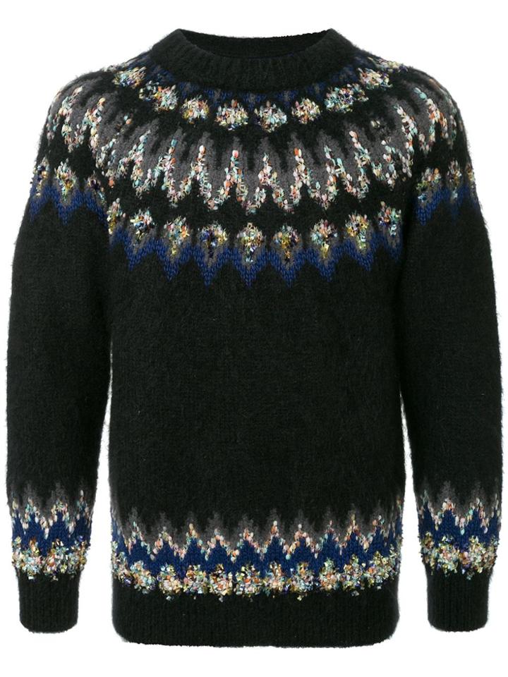 Coohem Nordic Knit Pullover - Black