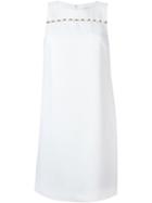 Michael Michael Kors Stud Detail Sleeveless Dress, Women's, Size: 2, White, Polyester