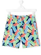 Mc2 Saint Barth - Teen Popsicle Print Swim Shorts - Kids - Polyamide/polyester/spandex/elastane - 14 Yrs
