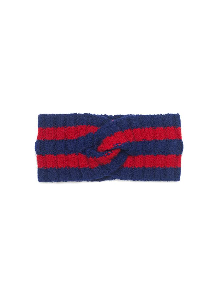 Gucci Wool Web Headband - Blue