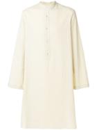 Qasimi Mid-length Tunic Shirt - Neutrals