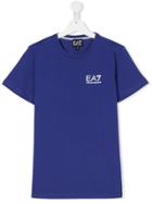 Ea7 Kids Logo Print T-shirt - Blue