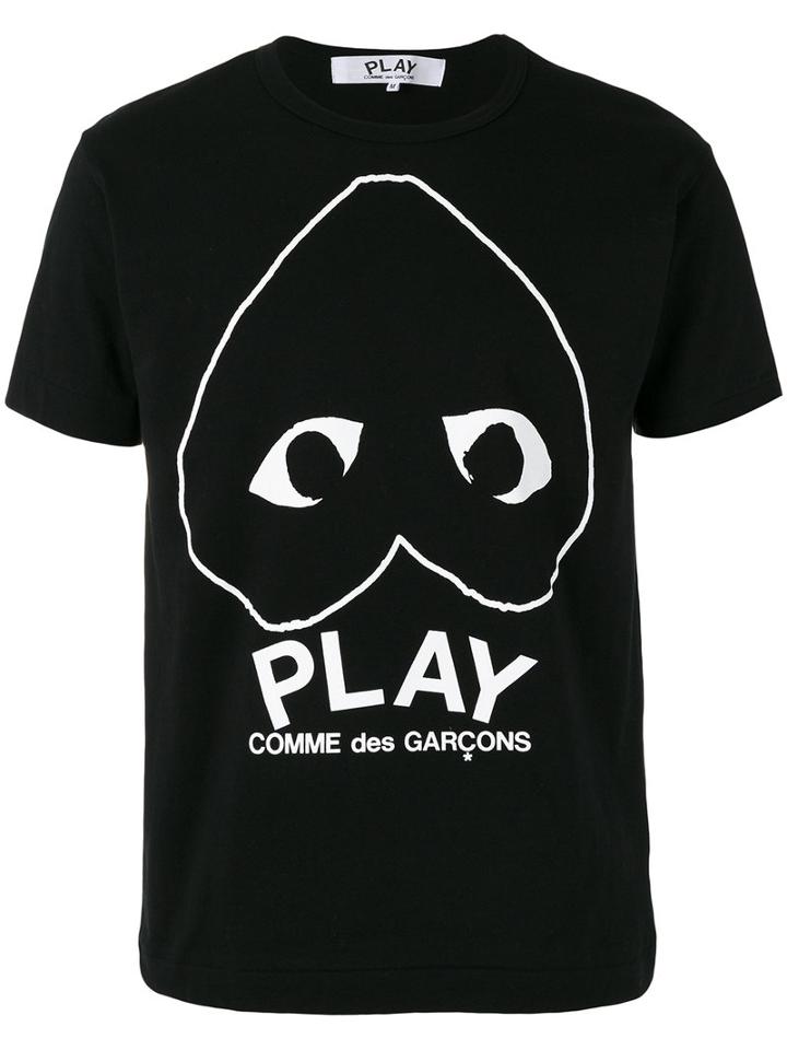 Comme Des Garçons Play - Printed T-shirt - Men - Cotton - M, Black, Cotton