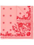 Alexander Mcqueen Icon Print Scarf - Pink