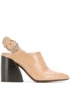 Chloé Block Heel Pumps - Brown