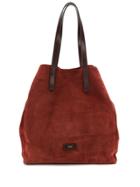 Closed Relaxed Shoulder Bag - Red