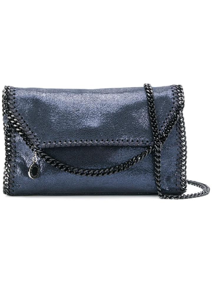 Stella Mccartney Intervowen Hardware Shoulder Bag C - Blue