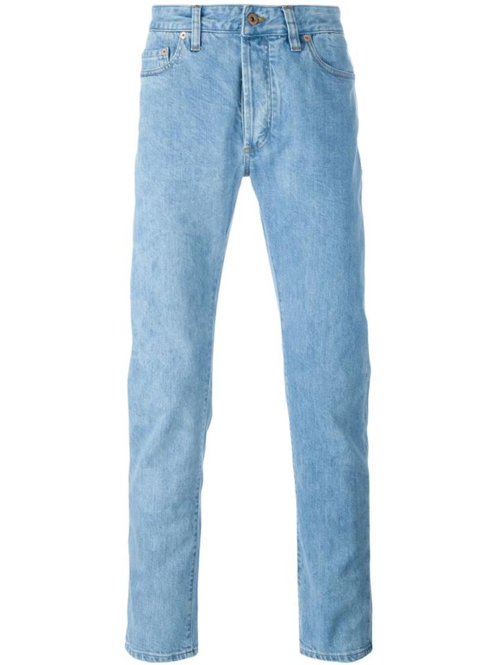 Natural Selection 'taper' Jeans, Men's, Size: 34/32, Blue, Cotton/spandex/elastane