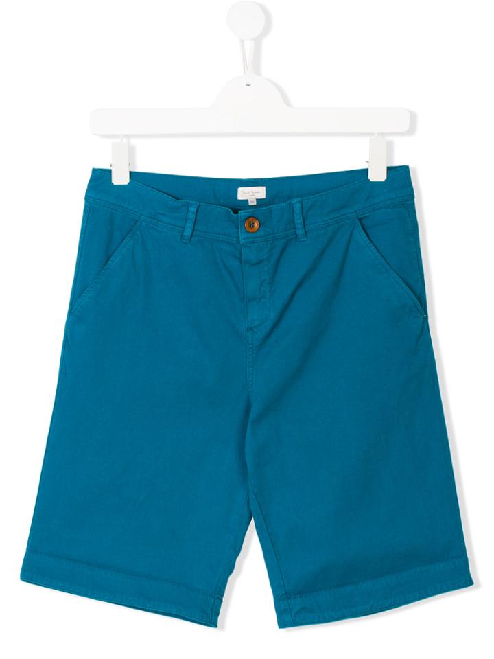 Paul Smith Junior Chino Shorts - Blue