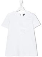European Culture Kids Ruffled Detail T-shirt, Size: 14 Yrs, White
