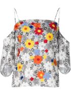 Creatures Of The Wind Floral Off-the-shoulder Blouse