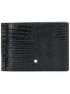 Montblanc Textured Money Clip Wallet - Black