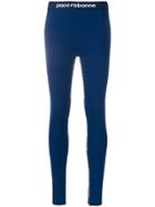 Paco Rabanne Logoed Compression Tights - Blue