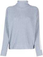 Peserico Contrast Side Panel Jumper - Blue