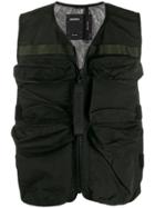 Nemen Pocket-detail Gilet - Green