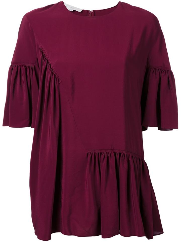 Stella Mccartney Ruffled Detail Top - Red