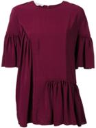 Stella Mccartney Ruffled Detail Top - Red