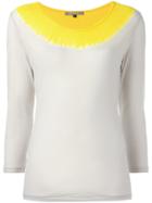 Suzusan Contrast Sweatshirt - Yellow & Orange