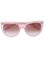 Vogue Eyewear - Scalloped Detail Sunglasses - Women - Acetate - 55, Pink/purple, Acetate