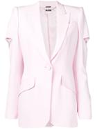 Alexander Mcqueen Cut Out Blazer - 6875 Pink