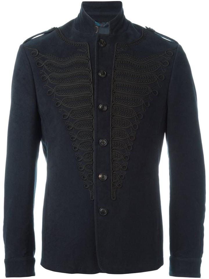 Etro Chest Detail Military Jacket