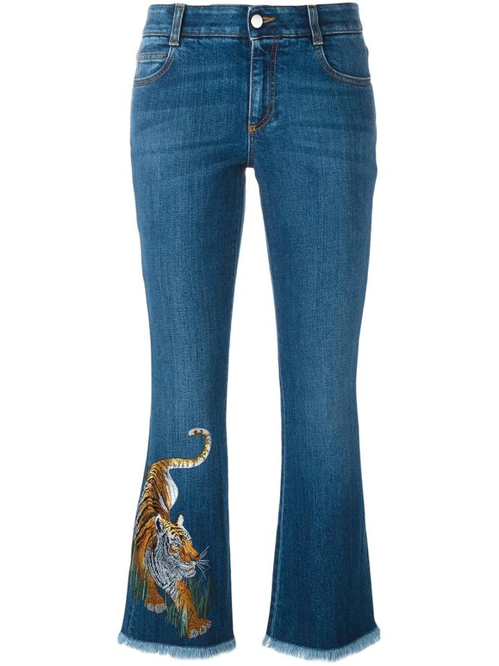 Stella Mccartney Skinny Kick Jeans, Women's, Size: 26, Blue, Cotton/spandex/elastane