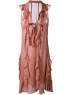 Chloé Ruffle Sleeveless Dress