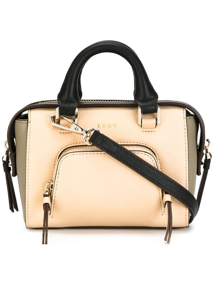 Dkny Mini Pocket Crossbody Bag, Women's, Nude/neutrals, Leather