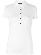 Joseph Classic Polo Shirt, Women's, Size: M, White, Viscose/spandex/elastane