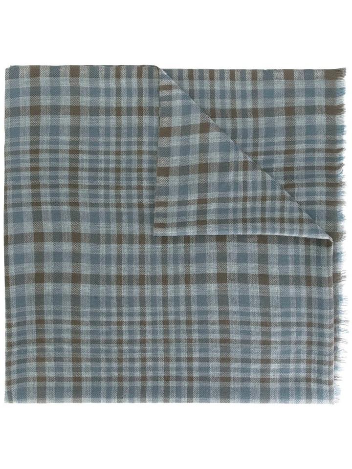 Loro Piana Cashmere Scarf, Men's, Grey, Cashmere
