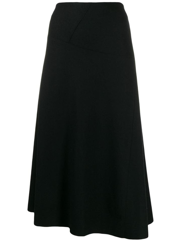 Vince A-line Midi Skirt - Black