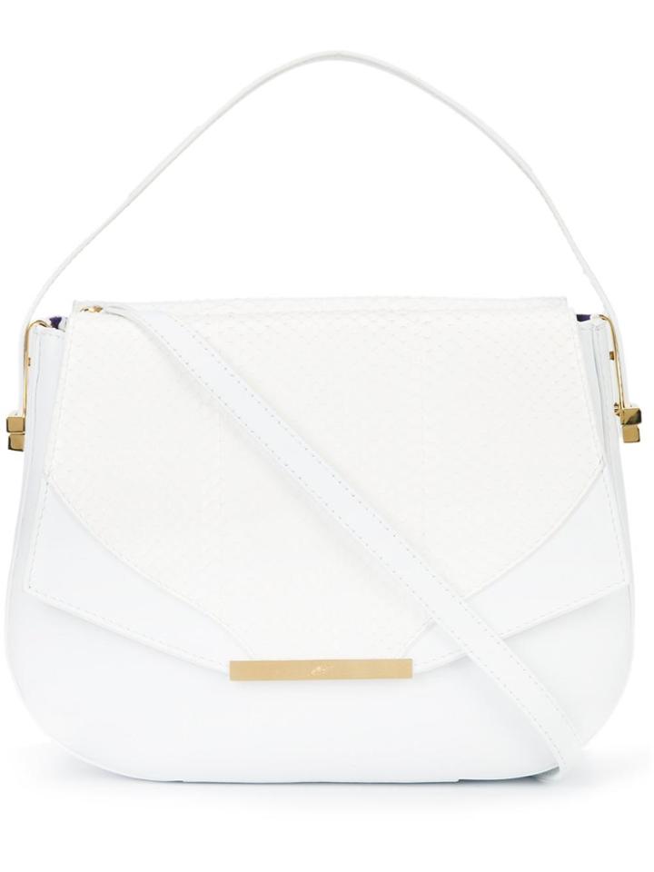 Khirma Eliazov Contrast Panel Tote - White
