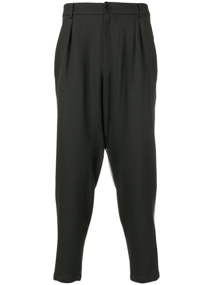 White Mountaineering Drop Crotch Track Pants - Blue