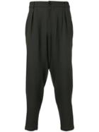White Mountaineering Drop Crotch Track Pants - Blue