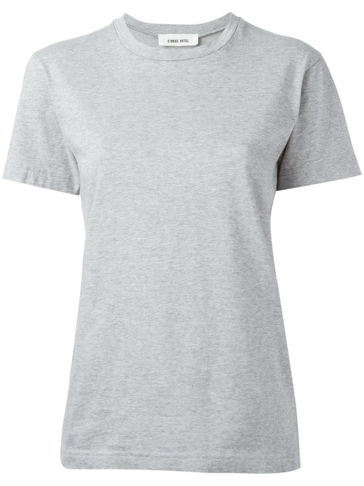 Circus Hotel Back Print T-shirt, Women's, Size: Small, Grey, Cotton