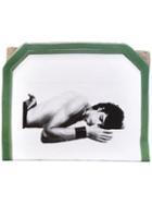 Raf Simons - Printed Foldover Pouch - Men - Linen/flax - One Size, Nude/neutrals, Linen/flax
